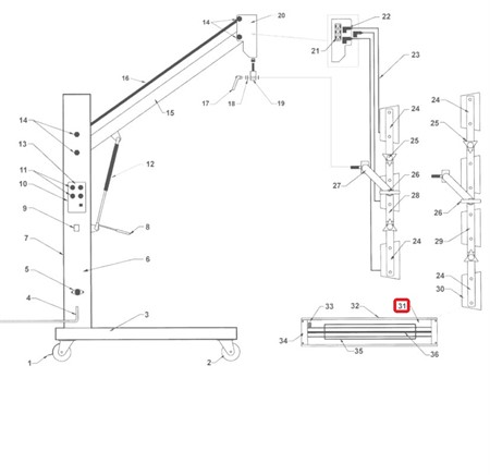 Back Reflector 3/4/6 KW